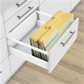 Папки-разделители картотечные А4, КОМПЛЕКТ 30 шт., 295х240 мм, бежевые, STAFF, 270938 270938