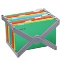 Подвесные папки A4/Foolscap (404х240 мм) до 80 л., КОМПЛЕКТ 10 шт., зеленые, картон, STAFF, 270934 270934