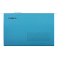Подвесные папки А4/Foolscap (404х240 мм) до 80 л., КОМПЛЕКТ 10 шт., синие, картон, STAFF, 270933 270933