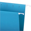 Подвесные папки А4/Foolscap (404х240 мм) до 80 л., КОМПЛЕКТ 10 шт., синие, картон, STAFF, 270933 270933