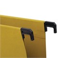 Подвесные папки А4/Foolscap (406х245 мм), до 80 листов, КОМПЛЕКТ 10 шт., желтые, картон, BRAUBERG (Италия), 231794 231794