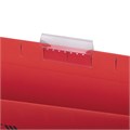 Подвесные папки А4 (350х240 мм) до 80 л., КОМПЛЕКТ 10 шт., красные, картон, STAFF, 270931 270931