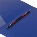 Папка с металлическим скоросшивателем и внутренним карманом BRAUBERG "Contract", синяя, до 100 л., 0,7 мм, бизнес-класс, 221782 221782