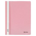 Скоросшиватель пластиковый BRAUBERG "Pastel" А4, 130/180 мкм, персиковый, 270457 270457