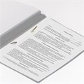 Скоросшиватель пластиковый STAFF, А4, 100/120 мкм, серый, 229238 229238