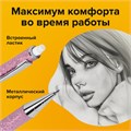 Карандаш механический 0,5 мм + грифели HB 12 штук на блистере, BRAUBERG "ROSE PINK", 181971 181971