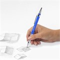 Карандаш механический 0,5 мм + грифели HB 24 штуки на блистере, BRAUBERG "METALLIC-X 05", металлические детали, 181965 181965