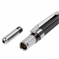 Карандаш механический цанговый 2 мм + грифели HB 12 штук на блистере, BRAUBERG "METALLIC-X 20", металлические детали, 181967 181967