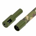 Карандаш механический цанговый 2 мм, BRAUBERG PRINT MILITARY, HB, встроенная точилка, корпус ассорти, 181962 181962