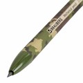 Карандаш механический цанговый 2 мм, BRAUBERG PRINT MILITARY, HB, встроенная точилка, корпус ассорти, 181962 181962