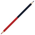 Карандаш двухцветный КРАСНО-СИНИЙ, BRAUBERG, 1 шт., шестигранный, грифель 2,9 мм, натуральное дерево, 181253 181253