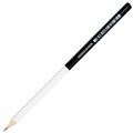 Карандаш чернографитный BRAUBERG "Black&White", 1 шт., HB, корпус черно-белый, 181767 181767