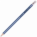 Карандаш чернографитный BRAUBERG "G-100", 1 шт., HB, с ластиком, корпус ассорти, 181714 181714