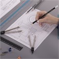 Карандаш чернографитный BRAUBERG "Style PRO", 1 шт., HB, с ластиком, корпус черный, 181723 181723