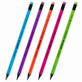Карандаш чернографитный BRAUBERG "ULTRA COLOR", 1 шт., HB, с ластиком, пластиковый, 181708 181708