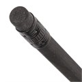 Карандаш чернографитный BRAUBERG, 1 шт., "Black Jack", НВ, с ластиком, черное дерево, корпус черный, 180609 180609