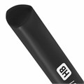 Карандаш чернографитный BRAUBERG, 1 шт., "Black&White", HB, трехгранный, корпус черный, заточенный, 181297 181297