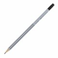 Карандаш чернографитный FABER-CASTELL, 1 шт., "Grip 2001", HB, трехгранный, с ластиком, 117200 180939