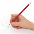 Карандаш чернографитный STAFF "Basic" BLP-744, 1 шт., НВ, с ластиком, пластик, корпус ассорти, 181744 181744