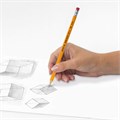 Карандаш чернографитный STAFF "EVERYDAY" BLP-724, 1 шт., НВ, с ластиком, корпус желтый, 181724 181724