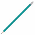 Карандаш чернографитный с ластиком STAFF EVERYDAY BLP-GRN, 1 шт., НВ, пластик., корпус зеленый, 181939 181939