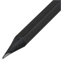 Карандаши чернографитные BRAUBERG НАБОР 12 шт., "Black Jack", 2Н-4В, без резинки, черные, дерево, заточенные, 180620 180620