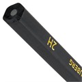 Карандаши чернографитные BRAUBERG НАБОР 12 шт., "Black Jack", 2Н-4В, без резинки, черные, дерево, заточенные, 180620 180620