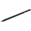 Карандаши чернографитные BRAUBERG НАБОР 12 шт., "Black Jack", 2Н-4В, без резинки, черные, дерево, заточенные, 180620 180620