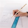Карандаши чернографитные чертежные школьные разной твердости, НАБОР 6 штук: 2H-2B, ПИФАГОР, 181999 181999