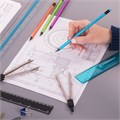 Набор карандашей чернографитных BRAUBERG "ULTRA COLOR" 4 шт., HB, с ластиком, пластиковые, 181709 181709