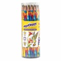 Карандаш с многоцветным грифелем ЮНЛАНДИЯ MAGIC, 1 шт., классические цвета, шестигранный, утолщенный грифель 5 мм, натуральное дерево,181789 181789