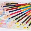 Карандаши двусторонние ПИФАГОР 12 штук, 24 цвета, шестигранные, грифель 3 мм, натуральное дерево, 180244 180244