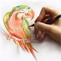 Карандаши с многоцветным грифелем ЮНЛАНДИЯ MAGIC, 28 штук, туба, круглые, грифель 3 мм, натуральное дерево, КОМПЛЕКТ, 880950 880950