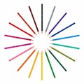Карандаши цветные BIC "Kids ECOlutions Evolution", 18 цветов, пластиковые, заточенные, европодвес, 937513 181124