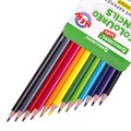 Карандаши цветные BRAUBERG KIDS NEW, 12 цветов, трехгранные, грифель 3 мм, 182001 182001