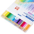 Карандаши цветные BRAUBERG PASTEL, 24 пастельных цвета, трехгранные, грифель 3 мм, натуральное дерево, 181851 181851