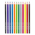 Карандаши цветные BRAUBERG PREMIUM, 12 цветов, трехгранные, грифель 3 мм, 181661 181661