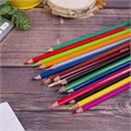 Карандаши цветные BRAUBERG PREMIUM, 18 цветов, шестигранные, грифель 3,3 мм, натуральное дерево, 181657 181657