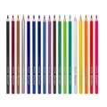 Карандаши цветные BRAUBERG PREMIUM, 18 цветов, шестигранные, грифель 3,3 мм, натуральное дерево, 181657 181657