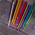 Карандаши цветные BRAUBERG PREMIUM, 24 цвета, шестигранные, грифель 3 мм, 181668 181668
