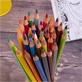 Карандаши цветные BRAUBERG PREMIUM, 36 цветов, трехгранные, грифель 3,3 мм, натуральное дерево, 181654 181654