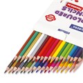 Карандаши цветные BRAUBERG PREMIUM, 36 цветов, трехгранные, грифель 3,3 мм, натуральное дерево, 181654 181654