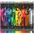 Карандаши цветные MAPED "COLOR PEP'S Black Monster", 24 цвета, трехгранные, 862624 181987