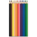 Карандаши цветные MAPED "COLOR PEP'S Strong", 12 цветов, трехгранные, грифель 3,2 мм, 862712 181988