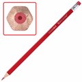 Карандаши цветные стираемые с ластиком BRAUBERG ERASABLE, 12 цветов, шестигранные, грифель 3 мм, натуральное дерево, 181932 181932