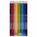 Карандаши цветные стираемые с резинкой CARIOCA "Erasable", 12 цветов, шестигранные, грифель 3 мм, 42897 181699