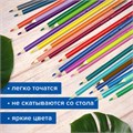Карандаши цветные супермягкие яркие BRAUBERG MAX, 50 цветов, трехгранные, грифель 3,3 мм, натуральное дерево, 181860 181860