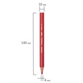 Карандаши цветные утолщенные BIC "Kids Evolution Triangle", 12 цветов, трехгранные, грифель 4 мм, 8297356, 82973511 180344