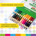 Карандаши цветные утолщенные BRAUBERG KIDS, 24 цвета, шестигранные, грифель 5 мм, натуральное дерево, 181879 181879