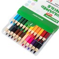 Карандаши цветные утолщенные BRAUBERG KIDS, 24 цвета, шестигранные, грифель 5 мм, натуральное дерево, 181879 181879